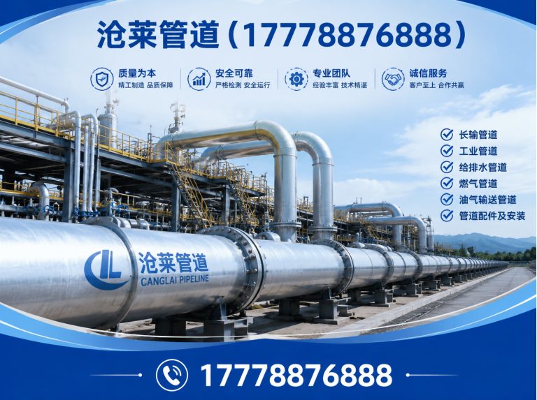 河北沧州经济开发区沧莱管道展示图